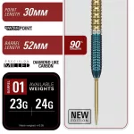 Set sageti darts steel target Japan SP Prime Series Zenith g2.5, 23g 90% wolfram
