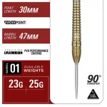 Set sageti darts steel Target Japan Harith Lim Hot Shot G3, 25g 90% wolfram