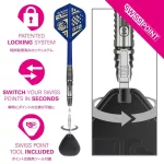 Set sageti darts steel Target Japan SP Rising Sun G10.5, 24g 95% wolfram