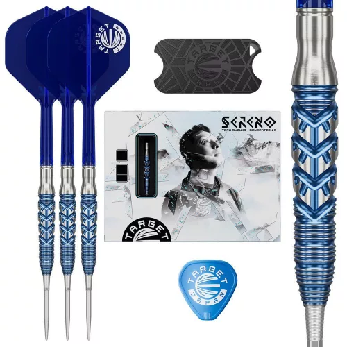 Set sageti darts steel TARGET JAPAN Toru Suzuki Sereno G3, 22g 90% wolfram