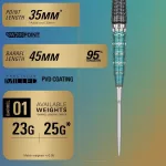 Set sageti darts steel TARGET JAPAN The Rising Miracle Limited Edition, 23g 95% wolfram