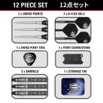Set sageti darts steel TARGET JAPAN Mitsumasa Hoshino Pyro G12, 23g 90% wolfram