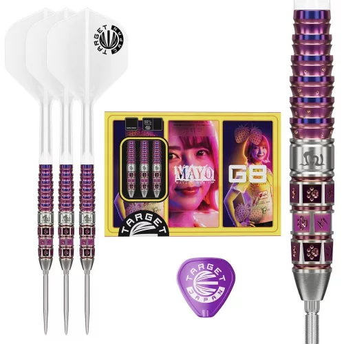 Set sageti darts steel TARGET JAPAN Mayuko Morita Mayo G8, 23g 90% wolfram