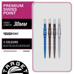 Varf darts Target Japan SP Premium Swiss Point argintiu, 30mm
