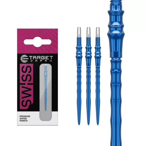 Varf darts Target Japan Premium Swiss Point albastru, 40mm