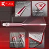   Fluturas si tija darts Target Japan K-Flex Pyro alb, fluturas No2 si tija lunga