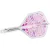 Fluturas si tija darts Target Japan K-Flex Cathy Leung transparent roz, No6 si tija scurta
