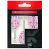   Fluturas si tija darts Target Japan K-Flex Cathy Leung transparent roz, No6 si tija scurta