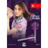   Fluturas si tija darts Target Japan K-Flex Cathy leung transparent roz, No6 si tija lunga
