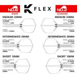 Fluturas si tija darts Target Japan K-Flex Rising Sun G2, no2 si tija medie