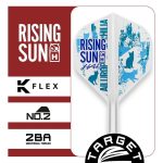 Fluturas si tija darts Target Japan K-Flex Rising Sun G2, no2 si tija medie