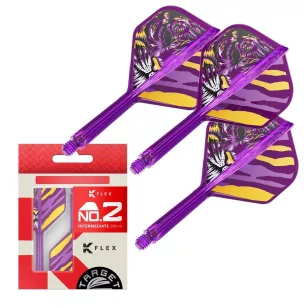   Fluturas si tija darts Target Japan K-Flex Kasumi Sato Endeavour G3, fluturas No2 si tija medie