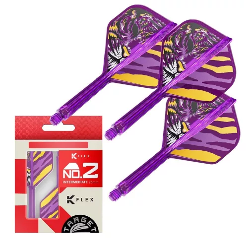 Fluturas si tija darts Target Japan K-Flex Kasumi Sato Endeavour G3, fluturas No2 si tija medie