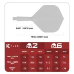 Fluturas si tija darts Target Japan K-Flex Kasumi Sato Endeavour G3, fluturas No2 si tija medie