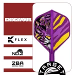 Fluturas si tija darts Target Japan K-Flex Kasumi Sato Endeavour G3, fluturas No2 si tija medie