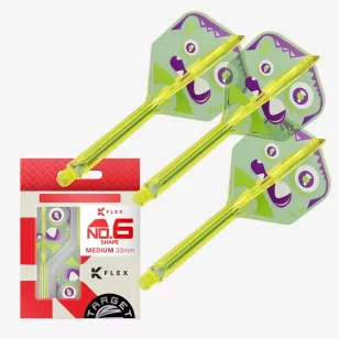   Fluturasi si tija darts Target Japan K-Flex XENO Motomu Sakai, fluturas No6 si tija lunga