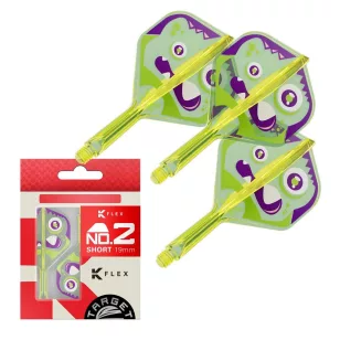   Fluturas si tija darts Target Japan K-Flex Motomu Sakai XENO, fluturas No2 si tija scurta
