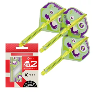   Fluturas si tija darts Target Japan K-Flex Motomu Sakai XENO, fluturas No2 si tija medie