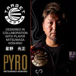 Fluturas si tija darts Target Japan K-Flex Pyro G2, fluturas no6 si tija medie