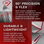 Fluturas si tija darts Target Japan K-Flex Pyro G2, fluturas no6 si tija medie
