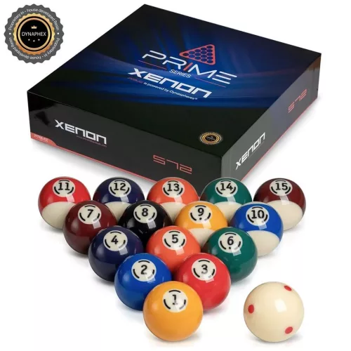 Set de bile biliard DynaSpheres pool Prime Xenon 57,2mm