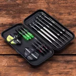 Husa darts Harrows Slimcase negru, pentru doua seturi de sageti