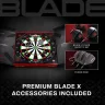   Tinta darts Winmau BLADE X, cu sarma ascutita, calitate competitionala din sisal