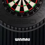 Tinta darts Winmau blade 360 cu protectie si doua seturi de sageti, line de aruncare