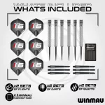 Tinta darts Winmau Blade 6 Triple Core cu protectie , doua seturi de sageti, linie aruncare