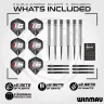   Tinta darts Winmau Blade 6 Triple Core cu protectie , doua seturi de sageti, linie aruncare