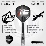 Tinta darts Winmau Blade 6 Triple Core cu protectie , doua seturi de sageti, linie aruncare