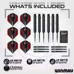 Tinta Winmau BLADE 6 cu protectie de perete, doua seturi de sageti si linie de start