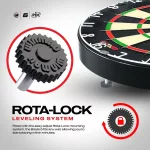 Tinta Winmau BLADE 6 cu protectie de perete, doua seturi de sageti si linie de start