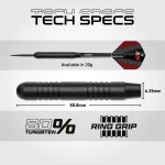 Tinta Winmau BLADE 6 cu protectie de perete, doua seturi de sageti si linie de start