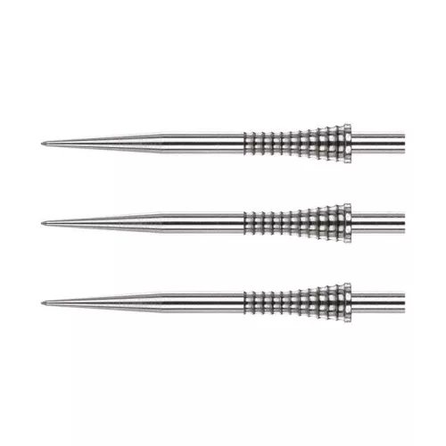 Varf Darts otel Red Dragon Raptor grip, argintiu 35mm