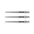 Varf darts metalic Red Dragon Peter Wright Venom, argintiu 33 mm