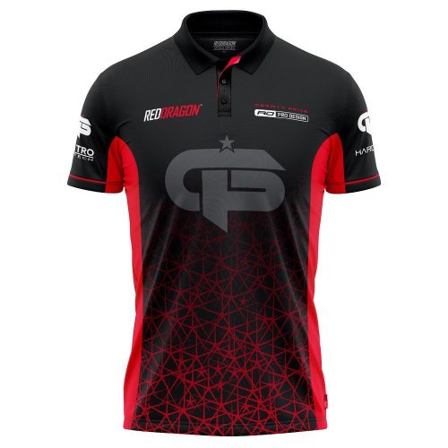 Camasa Darts Red Dragon Gerwyn Price Iceman Red Tour, marime XL