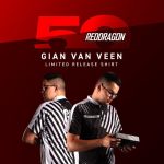 Camasa darts Red Dragon 50 Year Limited Edition, Gian Van Veen-XL