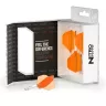  Fluturas si tija darts Red Dragon Nitro Flite, portocaliu-alb, fluturas standard si tija scurta
