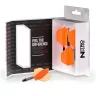 Fluturas si tija darts Red Dragon Nitro Flite, portocaliu-negru, fluturas standard si tija medie