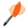   Fluturas si tija darts red Dragon Nitro Flite, portocaliu-negru, fluturas standard si tija lunga