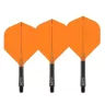   Fluturas si tija darts red Dragon Nitro Flite, portocaliu-negru, fluturas standard si tija lunga