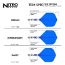   Fluturas si tija darts Red Dragon Nitro Flite Gerwyn Price, fluturas standard si tija scurta
