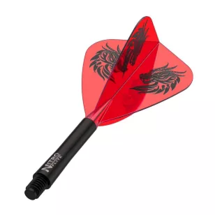   Fluturas si tija darts Red Drgaon Nitro Flite Jonny Clayton, fluturas Kite si tija lunga