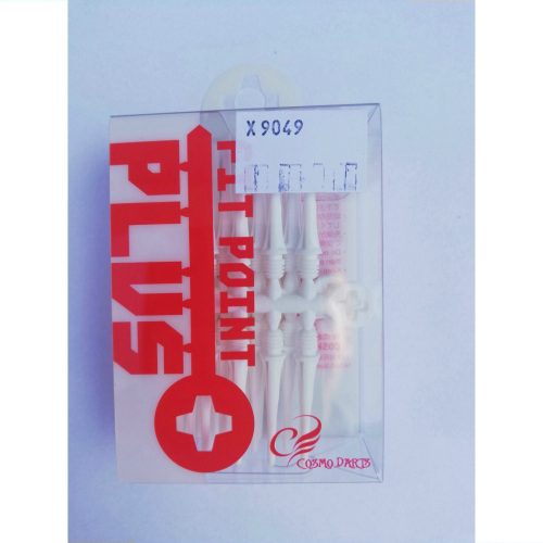 Dart varf plastic Cosmo 2BA standard filet alb 50buc/pachet