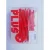 Dart varf plastic Cosmo 2BA standard filet rosu 50buc/pachet