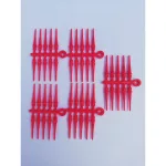Dart varf plastic Cosmo 2BA standard filet rosu 50buc/pachet