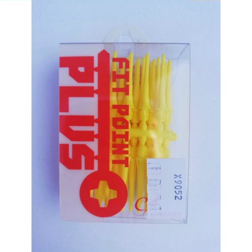 Dart varf plastic Cosmo 2BA standard filet galben 50buc/pachet