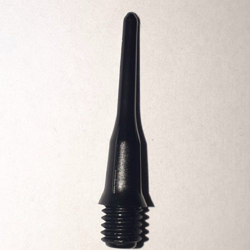 Varf Darts plastic L-Style scurt Lip negru scurt, 22mm 2BA/50buc