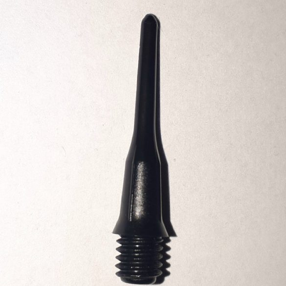 Varf Darts plastic L-Style scurt Lip negru scurt, 22mm 2BA/50buc